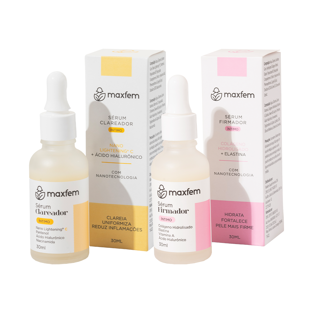 Kit Sérum Maxfem (Sérum Firmador + Sérum Clareador)